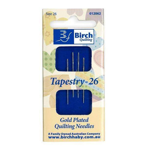 AussieSuperStore Haberdashery Supplies Gold Plated Tapestry-26 Needles Gold Plated Tapestry-26 Needles | Jewellery Making Needle 012062 012062